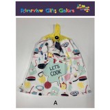 Crochet Top Hand Towel / Tea Towel - Let's Cook Crochet Top Hand Towel / Tea Towel - Let's Cook